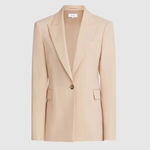 new REISS Brooke camel blazer jacket